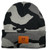John Deere Black Gray Storm Camo Cuffed Beanie Stocking Cap