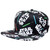 Official Star Wars Baseball Snapback Cap Hat Black Light Saber Design, Black, osz
