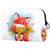 Makeup Bag Cartoon Fox Travel Cosmetic Bag Small Toiletry Bags Makeup Cosmetic Pouch For Purse Cosmetics Toiletries 7.3x3x5.1in