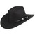 INOGIH Women Men Western Cowboy Cowgirl Hat Fedora with Pull-on Closure Outdoor Wide Brim Fedora Hat