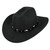 INOGIH Women Men Western Cowboy Cowgirl Hat Fedora with Pull-on Closure Outdoor Wide Brim Fedora Hat