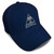 Speedy Pros Baseball Cap Alien Roswell Silver Embroidery Acrylic Dad Hats for Men & Women Strap Closure Navy Design Only