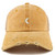 Trendy Apparel Shop Crescent Moon Embroidered Frayed Bill Trucker Mesh Back Cap - Gold