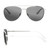 Classic Aviator Sunglasses for Women and Men Driving Sun glasses UV Protection Polarized Retro Metal Shades (White)