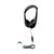 HamiltonBuhl Motive8 Mid-Sized Multimedia Headphone with in-line Volume Control , Black