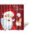 EUBUY Christmas Shower Curtain, Red Merry Christmas Bathroom Curtain Waterproof Santa Claus Shower Curtain with 12 Hooks for Bathroom Decor Christmas Bathroom Decor EUBUY Christmas Shower Curtain, Red Merry Christmas Bathroom Curtain Waterproof Santa Claus Shower Curtain with 12 Hooks for Bathroom Decor Christmas Bathroom Decor