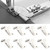 1/8PCS Sewing Rolled Hemmer Foot Set,Universal 3-10mm Wide Sewing Rolled Hem Presser Foot, Sewing Machine Presser Foot, Hemming Foot Kit for Sewing Rolled Hemmer Presser Foot, Sewing Accessories