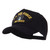 e4Hats.com Retired Military Large Embroidered Patch Cap - Black Yellow Air OSFM