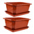 KONTONTY 2pcs Flowerpot Bonsai Pots Practical Bonsai Pot Succulent Planters Large Bonsai Pot Indoor Plant Planter Plant Pot Indoor Flower Pots Plastic Container Potted Plant Office