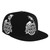 WINCCOR Kenny Singer Rogers Hat Flat-Brimmed Baseball Cap Dad Ball Hat Snapback Hip Hop Cap for Men and Women Black