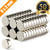 FINDMAG Refrigerator Magnets,50PCS Premium Brushed Nickel Fridge Magnets,Round Magnets,Office Magnets - 8 X 3 mm