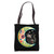 Cat & Moon Sugar Skull Dia de Los Muertos, Day of The Dead Tote Bag