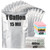 30pcs 1 Gallon (15 Mil Extra Thick 7.5 Mil Each Side) with Oxygen Absorbers 400CC (40pcs), 10"x14" Heat Sealable Zipper Mylar Bags for Long Term Food Storage