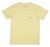 Southern Marsh Embroidered Tee, Light Yellow with Navy, Small