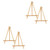 Operitacx 4 Pcs Tabletop Display Easels Easle Wood Painting Easels Party Tripod Easel Art Easel Craft Artists Floor Stand Beechwood Tripod Display Stand Wooden Solid Wood Booth Child