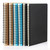 EUSOAR Spiral Ruled Notebook, A5 6 packs 5.5"X8.3" 120 Pages Lined Travel Writing Notebooks Journal, Memo Notepad Sketchbook, Students College Office Business Subject Diary Ruled Book-3 Colors Covers