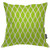 Moslion Throw Pillow Cover Lime Green Geometric Pattern 18x18 Inch Square Pillow Case Cushion Cover for Home Car Decorative Cotton Linen