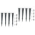Yardwe 8 Pcs Lawn Light Pole Light Replacement Stakes Spike Flood Light Ground Stake Light Stakes Landscape Stakes Replacement Ground Stakes Ground Spikes Stakes Aluminum Torch Light Led