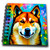 3dRose Classy Shiba Inu Dog Portrait. Beautiful Digital Art for... - Drawing Books (db-378631-3)