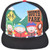 Concept One South Park Gang 8-Bit Style Adjustable Snapback Baseball Hat with Flat Brim, Black, One Size