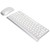 Keyboard and Mouse Combo, Wireless Silent Keyboard Mouse Set Adjustable DPI with USB Receiver, Ergonomic Keyboard and Mouse Set for Office, Game