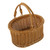 Gogogmee Picnic Basket Wine Basket Rattan Serving Basket Wedding Flower Girl Basket Egg Storage Basket Willow Basket Rattan Fruit Basket Gift Baskets Shopping Basket Child Wicker