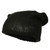 Knit Tam Beanie with Sequin - Black OSFM