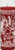 INDIO St Martin Caballero Red Candle - Silkscreen 1 Color 7 Day