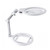 Repairing Magnifier with Lights Sewing Magnifying Glass Reading Magnifier Standing Magnifying Glass Close Work Magnifying Glass Desktop Magnifying Glass Adjustable Hands Free Magnifier 2.5X 5X