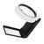 JEWEDECO Desktop Magnifier Magnifiers Table Light Glasses LED Lamp Small Table Lamps Folding Lamp Magnifying Light Repairing Magnifying Glass Magnifier Lamp Antique Glass Lens Ce