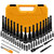 ELEAD 47-Piece Magnetic Nut Driver & Screwdriver Bit Set - Strong Magnetic Nut Drivers for Impact Drill, Power Nut Driver, Screwdriver Bit, Mini Ratcheting Wrench, Drill Bit Extension & Socket Adapter