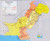 Gifts Delight Laminated 29x24 Poster: Physical Map - Maps of Pakistan Detailed map of Pakistan in English Tourist map of Pakistan Road map of