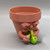 YZTQ Pots for Succulents,Small Pots,Mini Resin Plant Pots,Smoking Pot Planter for Succulents,Indoor Planter Pots with Drainage,Unique Planters for Indoor Plants,for Desk Home Kitchen Garden Decor
