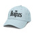The Beatles Black Logo Adjustable Baseball Hat, Baby Blue, One Size