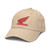 Honda New Red Wing Logo Adjustable Baseball Hat, Stone, One Size