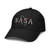 NASA Space Science Collegiate Text Orbital Logo Adjustable Baseball Hat, Black, One Size
