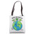Peas on Earth Vegan Joke Vegetarian Vegan Humor Peas Lover Tote Bag