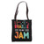 Braille Is My Jam Visually Impaired Braille Alphabet Blind Tote Bag