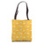 Disney 101 Dalmatians Pongo Perdita Puppies Print Yellow Tote Bag