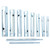 Shower Valve Socket Wrench Set: 10pcs Dual Ended Wrench Socket Plumber Back Nut Tap Spark Plug Spanner Extended Spark Plug Wrench