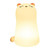 DOITOOL 1pc Cat Pat Light Indoor Atmosphere Lamp Indoor Light Adornment Led Cute Night Light Cat Shaped Table Lamp Scene Lamp Decor Silicone Night Lamp USB Lamp White Kitten Touch Abs Baby