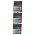 Beavorty 3pcs 40 Eyeshadow Matt Eyeshadow Pallet Eye Shadow Palettes Makeup Palette Eyeshadow Powder Tray Smoky Makeup