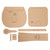Single-Shoulder Bag Wallet Pattern Acrylic Template Purse Making Stencil Kit Leather Craft Pattern for Making Accessories