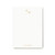Personalized Professional Monogram NOTEPAD Stationery, Modern Everyday Mens or Womens Personal Note Pad - SPLIT MONO NOTEPAD