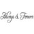 'Always and Forever' Bedroom Quote Decors Wall Saying Decals Quote for Home Wall Stickers Nursery Room Decor(2)