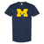 AS02 - Michigan Wolverines Primary Logo T-Shirt - Medium - Navy