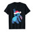Disney Lilo & Stitch Christmas Santa Hat Stitch Portrait T-Shirt