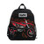 Glaphy Custom Kid's Name Backpack, Motorcycle Black Toddler Backpack for Daycare Travel Personalized Name Preschool Bookbag for Boys Girls
