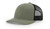 Running Partner Richardson 115 Low Profile Trucker Mesh Snapback Hat Curved Bill with NoSweat Hat Liner ((M/L), Loden/Black)
