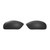 Walleva Black Non Polarized Replacement Lenses for Ray-Ban RB3183 63mm(Lens Width) Sunglasses